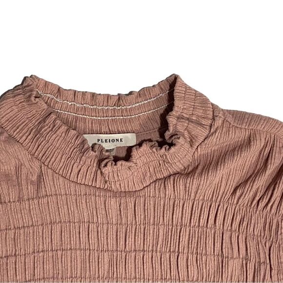 Pleione Textured Mock Neck Sleeveless Blouse Size Medium - Picture 4 of 8